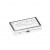 Silver & White Paisley Pill Box Case : Small