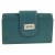 Kenneth Cole Reaction Teal Textured Tab Indexer Wallet