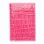 Fuchsia Alligator Croc Print Passport Cover Holder