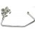 Crystal Fleur De Lis Purse Hook