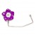 Purple Flower Purse Hook