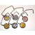 24 Black Frame Purse Hook Package