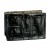 Large Black Croco Purse Organizer With Floral lining