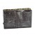 Large Grey Croco Purse Organizer With Floral lining