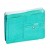Small Aqua Blue Croco Purse Organizer With White lining