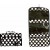 Black and White Polka Dot Hanging Travel Cosmetic Case