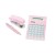 Pink Crystal Office Supply Set: Calculator, Stapler & Pen