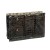 Large Brown Croco Purse Organizer With Floral lining