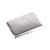 Silver Embossed Floral Damask Business Card Case Wallet