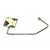 Brown Flower Square Purse Hook