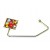 Multicolor Flower Square Purse Hook