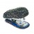 Black Crystals on Blue Stapler