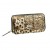Kenneth Cole Reaction Small Plate Brown Animal Print Urban Organizer Wallet