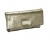 Kenneth Cole Gunmetal Patent Clutch with Coin Purse