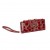 Kenneth Cole Red Croc Tab Clutch Wristlet