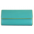 Lodis Mint & Citron Leather Audrey Flap Checkbook Clutch Wallet