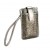 Mundi Pewter Cell Phone Wristlet w/ Sequin Mesh