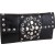 Black Tri-Fold Rocker Wallet