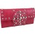 Red Tri-Fold Rocker Wallet