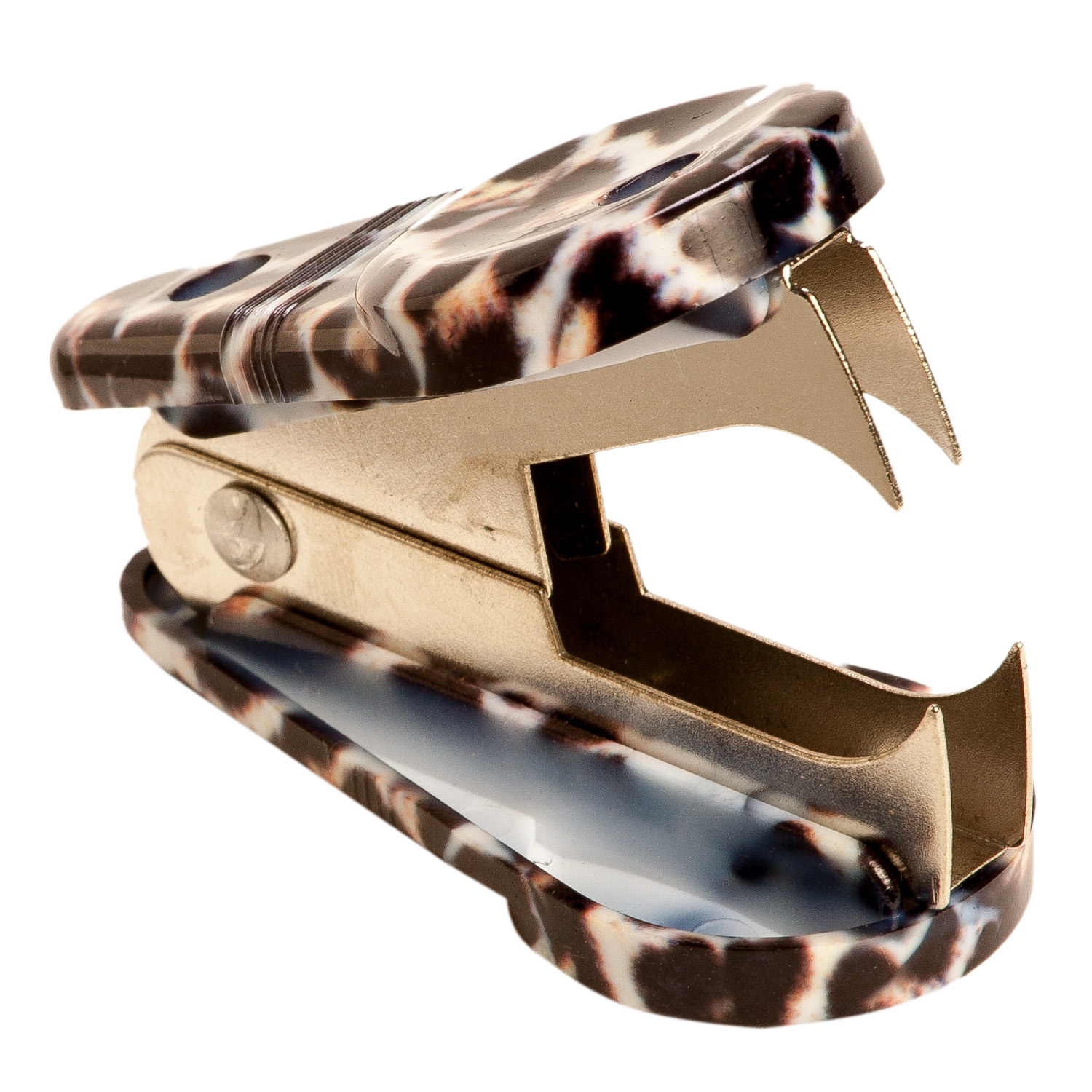 Womens Acrylic Leopard Safari Animal Print Utility Office Work Staple